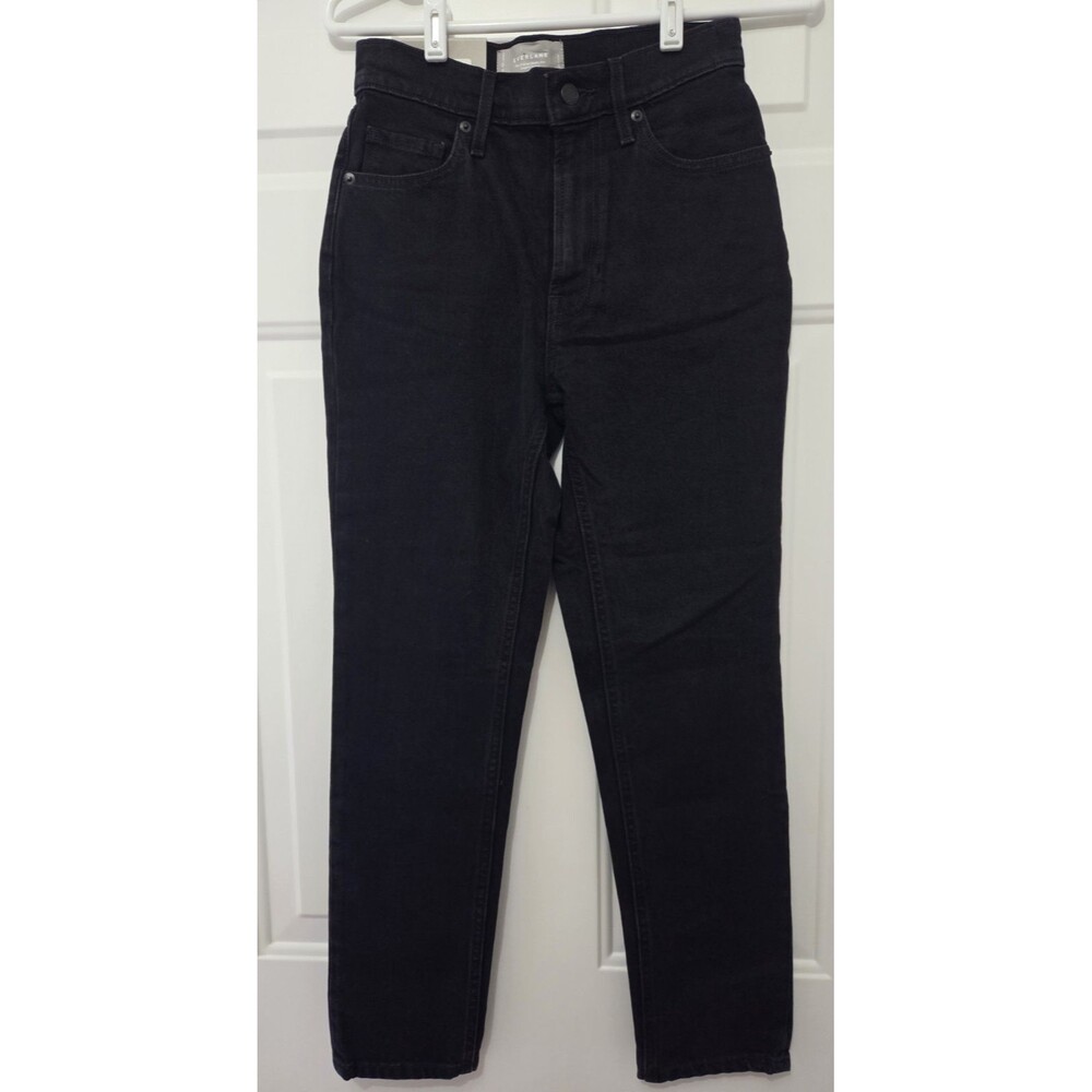 Everlane The Original Cheeky Jean 25 Crop Black Coal Size 25 NWT